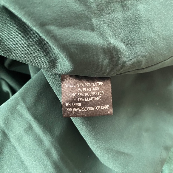 Gianni Bini Green Velvet Mini Dress - Picture 4 of 4